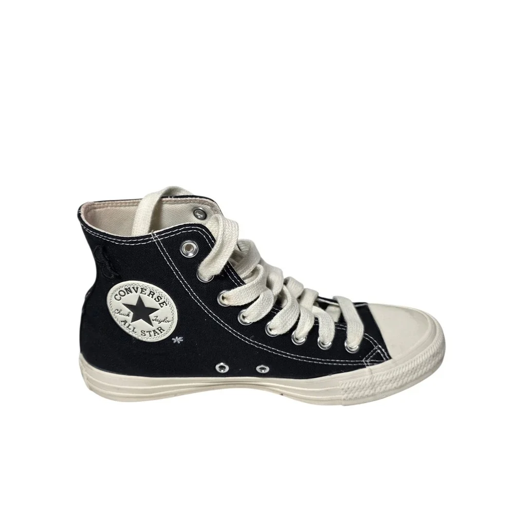 Converse Chuck Taylor All Star High Top Black Floral Women's 8.5 SB8
